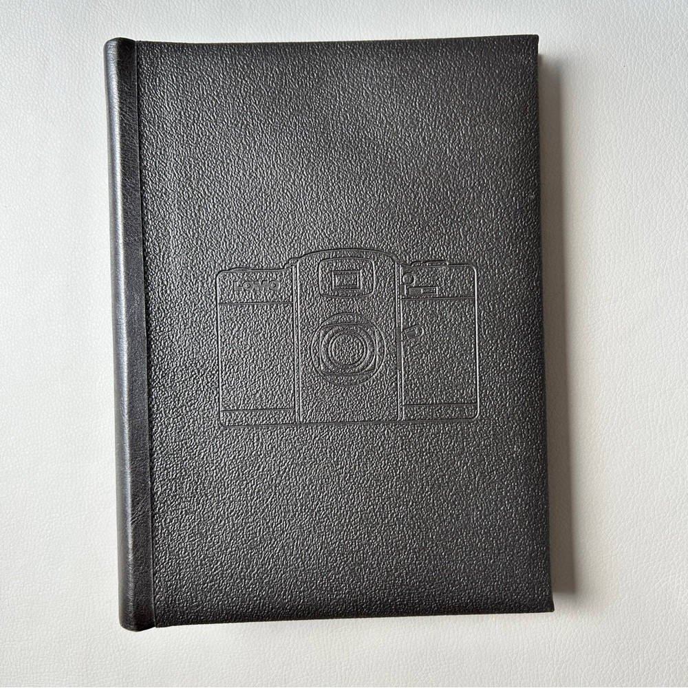 Lomography Black Embossed Photo Album LOMO Camera Design Blank Analog Photograph